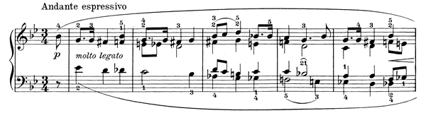 Ballade in the Form of Variations on a Norwegian Folk Song Op. 24  in G Minor by Grieg piano sheet music